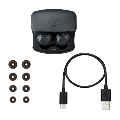 Audio Technica ATH-CKS50TWBK Wireless Earbuds -