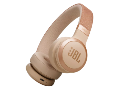 JBL Live 670NC Wireless True Adaptive Noise Cancelling On-Ear Headphones in White - JBLLIVE670NCWHTAM