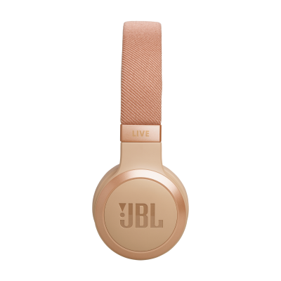 JBL Live 670NC Wireless True Adaptive Noise Cancelling On-Ear Headphones in White - JBLLIVE670NCWHTAM