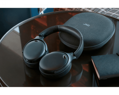 JVC Bluetooth Headphones with Hybrid Noise Cancelling - HA-S100N