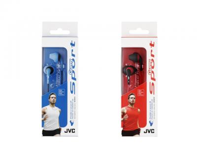 JVC In Ear Gumy Sport Headphones - HA-EN10-A
