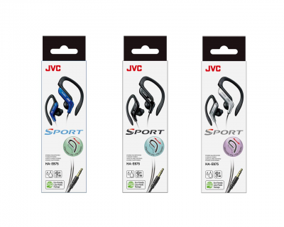 JVC Ear Clip Sports Headphones - HA-EB75-AN