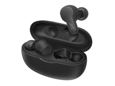 JVC Gumy True Wireless Earbuds with Comfortable Fit in Black - HA-A7T2-B