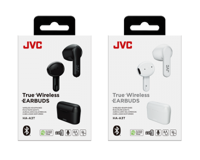 JVC True Wireless Earbuds in White - HA-A3T-W