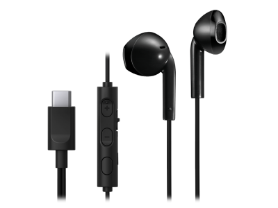 JVC USB-C Bud Type Inner Ear Headphones in White - HA-FR17UC-W