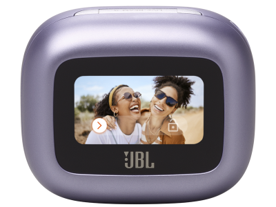 JBL Live Beam 3 True Wireless Noise-Cancelling Earbuds in Silver - JBLLIVEBEAM3SILAM