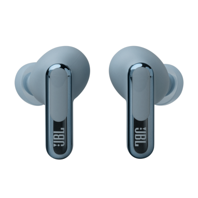 JBL Live Beam 3 True Wireless Noise-Cancelling Earbuds in Silver - JBLLIVEBEAM3SILAM