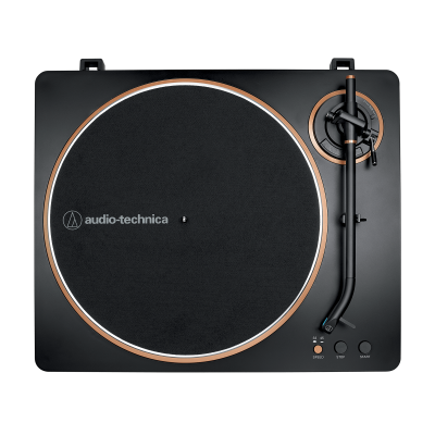 Audio Technica Fully Automatic Belt-Drive Turntable in Black/Gray - AT-LP70X-BG