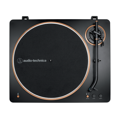 Audio Technica Fully Automatic Wireless Belt-Drive Turntable Black/Silver - AT-LP70XBT-BS