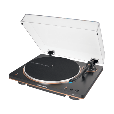 Audio Technica Fully Automatic Wireless Belt-Drive Turntable Black/Silver - AT-LP70XBT-BS