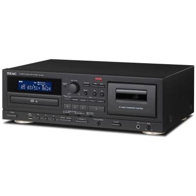 Teac Cassette Deck CD Player in Black - AD850SEB